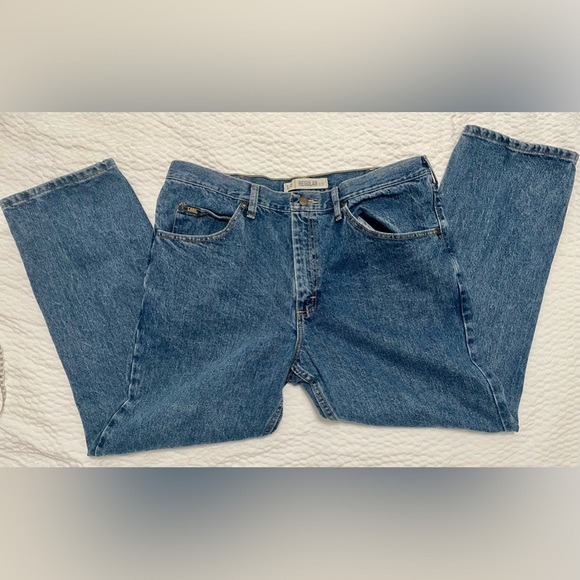 👖Men’s 40x30 Regular Fit dark blue jeans - Picture 5 of 5